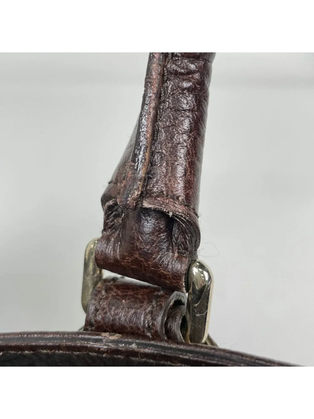 Gucci Horsebit Tote Leather Brown